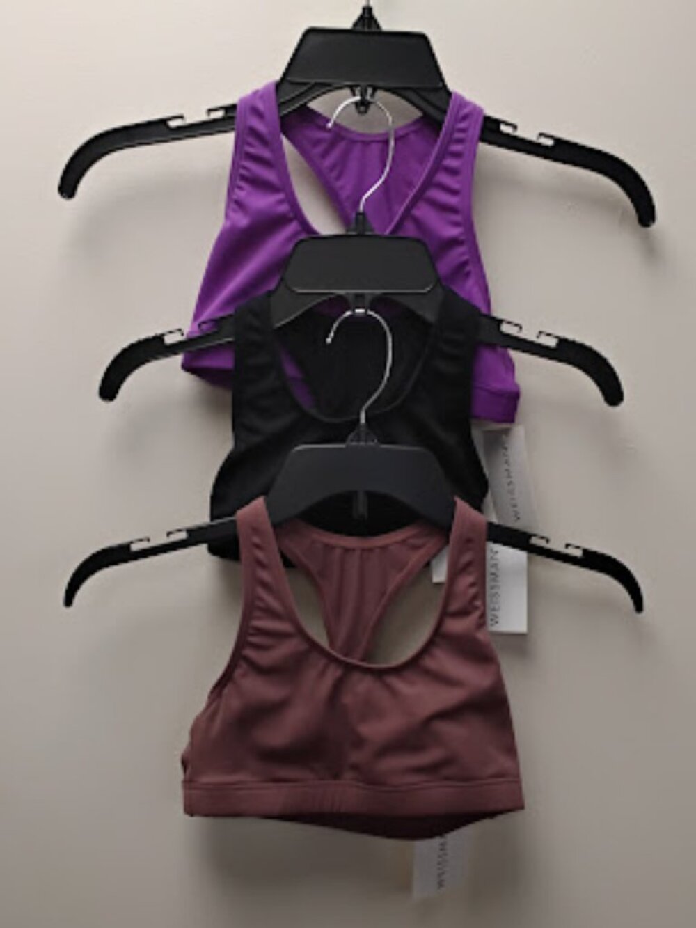 Weissman racerback dance bra